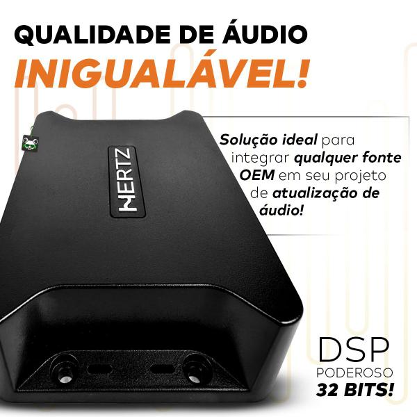 Imagem de Processador de Áudio Bluetooth 8 canais S8 DSP Hertz Itália