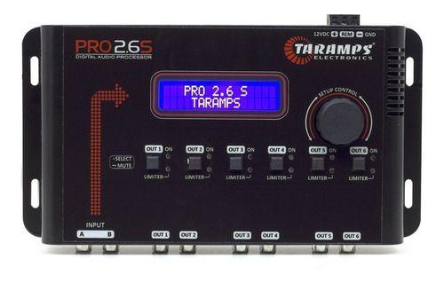 Imagem de Processador de Audio Digital Taramps PRO 2.6S - 6 Vias - Crossover Dinâmico e Equalizador 3 Bandas