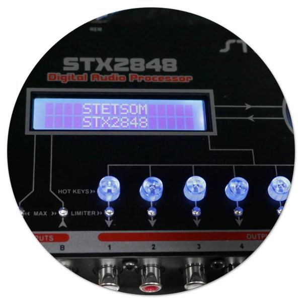 Imagem de Processador de Áudio Stetsom STX2848 8 Vias 48 dB/8ª