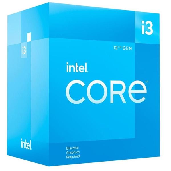 Imagem de Processador Gamer Alto Desempenho Intel Core I3-12100F Turbo 3.3Ghz  4.30Ghz Com 4 Núcleos 8 Threads Lga 1700 12Mb