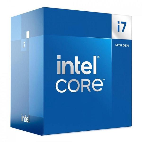 Imagem de Processador Intel Core i7-14700 LGA1700, 20 núcleos, 5.4 GHz, 33 MB Intel Smart Cache, Gráficos UHD Intel 770, BX8071514700  INTEL