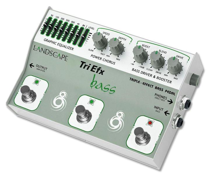 Imagem de Processador (pedal) de efeito para baixo TriEfx Bass TRIBS - LANDSCAPE
