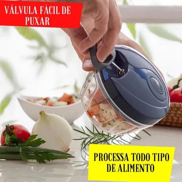 Imagem de Processador Triturador Picador Alimentos Verduras Manual