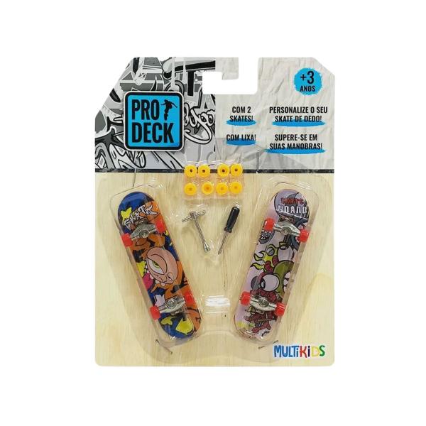 Imagem de Prodeck Skate De Dedo 2pcs Com Ferramenta e Acessorios