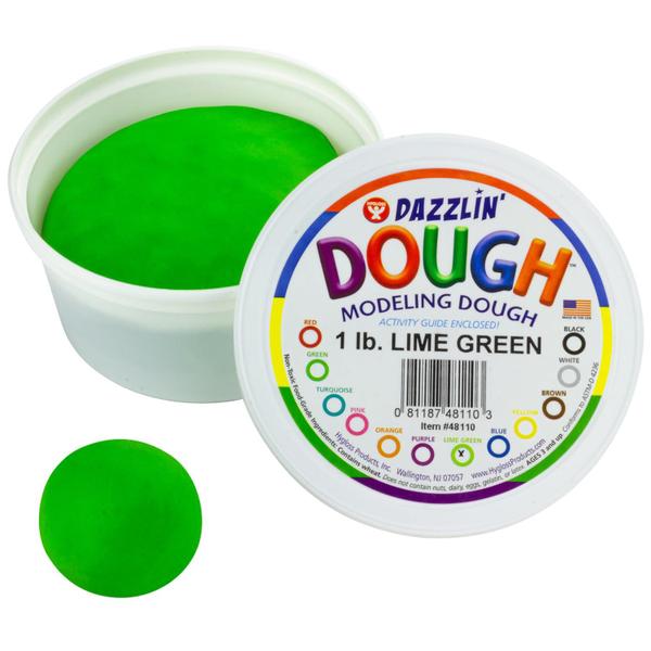 Imagem de Produtos Play Dough Hygloss, seguros, não tóxicos, 454g, verde limão