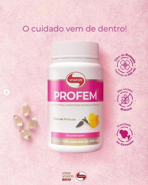 Imagem de Profem Oleo de Primula com 120 Cápsulas - Vitafor