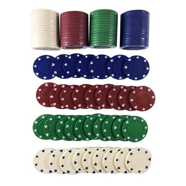 Imagem de Professional Poker Chips 100 Fichas Numeradas + Ficha Dealer