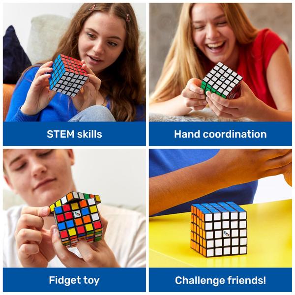 Imagem de Professor de Rubik, 5x5 Cube Color-Matching Puzzle Highly Complex Challenging Problem-Solving Brain Teaser Fidget Toy, para adultos e crianças com 8 anos ou mais