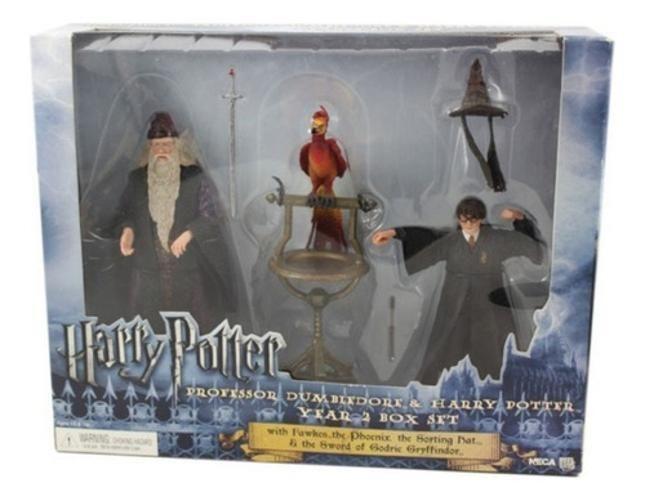 Professor Dumbledore E Harry Potter Em Câmara Secreta Neca Imagem de Professor Dumbledore E Harry Potter Em Câmara Secreta Neca