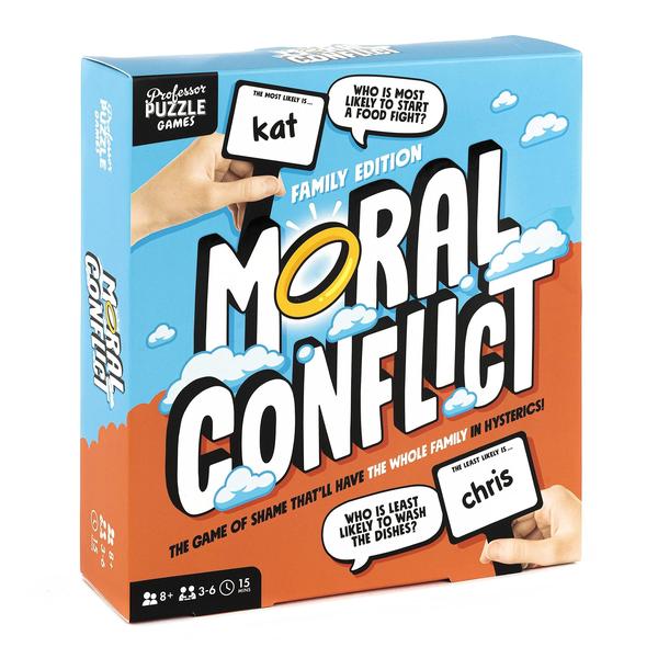 Imagem de Professor Puzzle Moral Conflict Games - Jogo "Mais Provável" para Toda a Família - Hilarious Family Game of Shame.