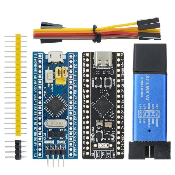 Imagem de Programador ST-LINK V2 Mini para STM8/STM32 com Capa - Download e Simulação