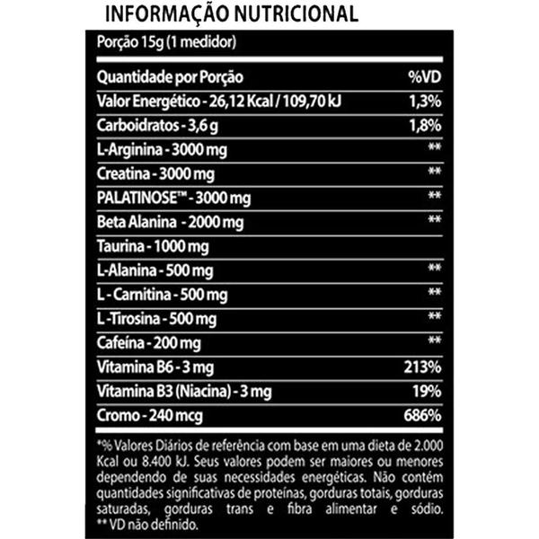 Imagem de Prohibido HardCore Pre Workout (180g) - 3VS Nutrition