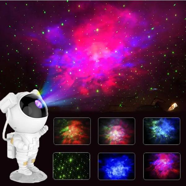 Imagem de Projetor Astronauta de Galáxia Estrela à laser Nebulosa Céu Infantil