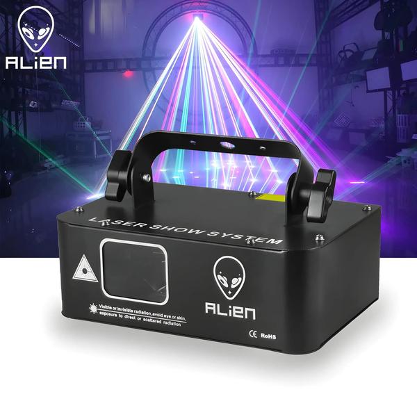 Imagem de Projetor de Laser RGB 500mW com Scanner de Linha - Ideal para DJ, Discotecas, Palcos e Festas