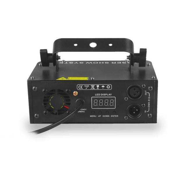 Imagem de Projetor de Laser RGB 500mW com Scanner de Linha - Ideal para DJ, Discotecas, Palcos e Festas