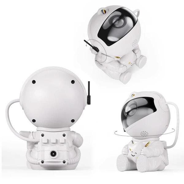 Projetor de Luz Noturna LED Astronauta - Galáxia e Céu Estrelado para Quarto Imagem de Projetor de Luz Noturna LED Astronauta - Galáxia e Céu Estrelado para Quarto