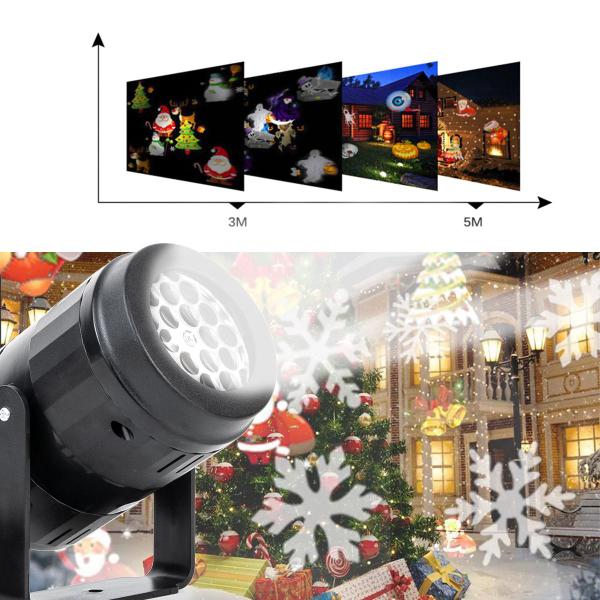 Imagem de Projetor De Luzes De Natal Holografico Parede Jardim 3D