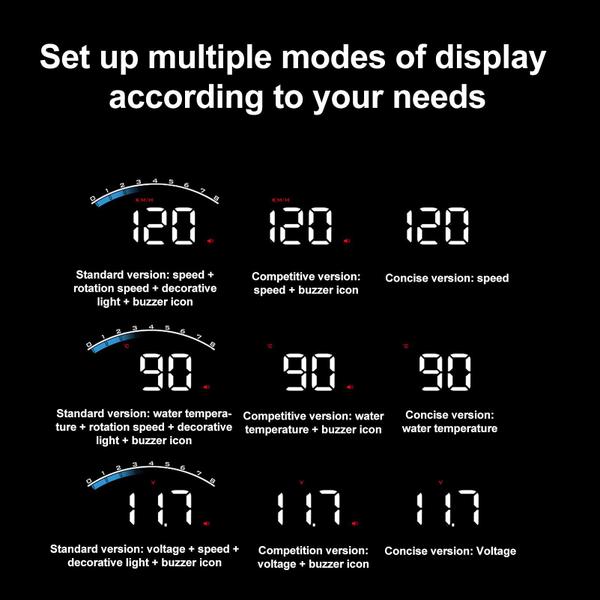 Imagem de Projetor de pára-brisa Car Heads Up Display Toothbace HUD OBD2