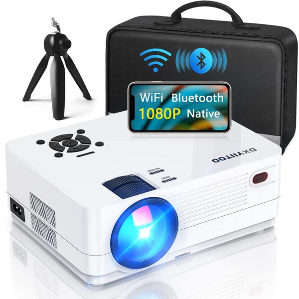 Imagem de Projetor Dxyiitoo Native 1080P WiFi Bluetooth 5.0 300"