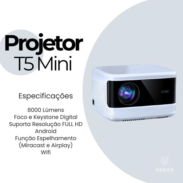 Imagem de Projetor Everycom T5 8000 Lumens Full HD Com Android 9.0 WiFi 5G