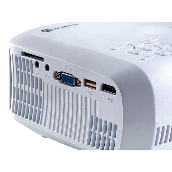 Imagem de Projetor Goldentec GT2000 HD 2000 Lumens com HDMI, AV, VGA, USB e SD Card