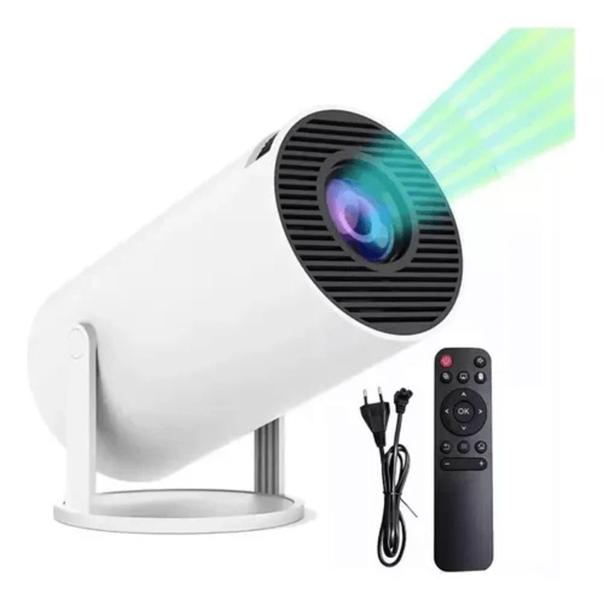 Projetor Hd Ad 11. Smart 110v/220v Branco HY300 - Rhos Imagem de Projetor Hd Ad 11. Smart 110v/220v Branco HY300