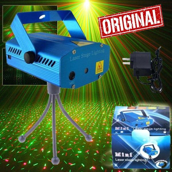 Imagem de Projetor Holográfico Canhão Laser Luzes Efeitos Festas Baladas Sensor Ritmico Dj Show Natalino Rgb Strobo Portátil Tripé