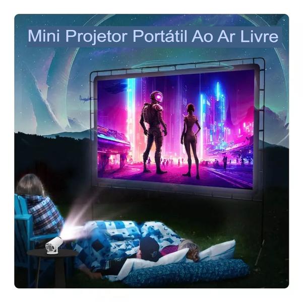 Imagem de Projetor HY300 Mini Projetor Portatil, 5G WiFi 6 Bluetooth 5.0, Smart Projetor Android 11, 8500 Lumens Projetor LED 4K 1