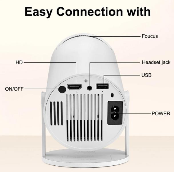 Imagem de Projetor Hy300 Wifi Hd 200ansi Android 11.0 1080p