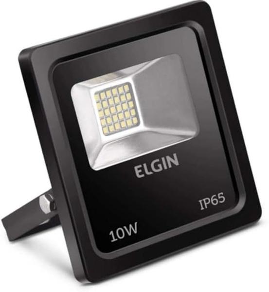 Imagem de Projetor LED 10w Branco Fria 6500k Pt Bivolt - Elgin