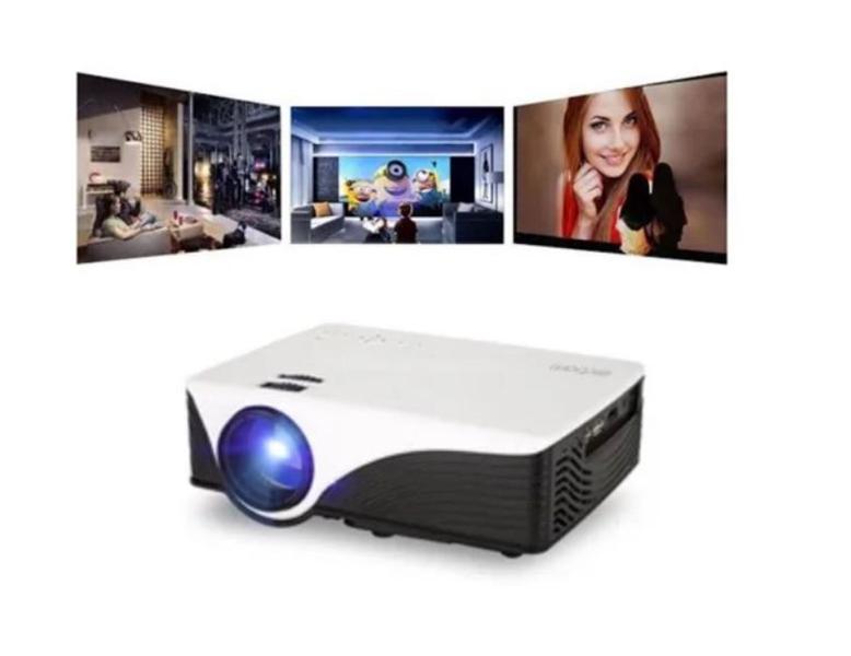 Imagem de Projetor led 1200 lumens hdmi/aux/usb/vga 120 polegadas pj-q72 - exbom