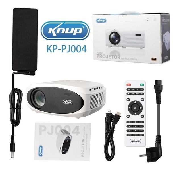 Imagem de Projetor Led Full Hd 3100 Lúmens - Knup KP-PJ004 Branco