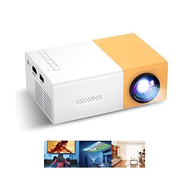 Imagem de Projetor Led Hd 600 Lumens Portátil Hdmi Avi Cinema Em Casa