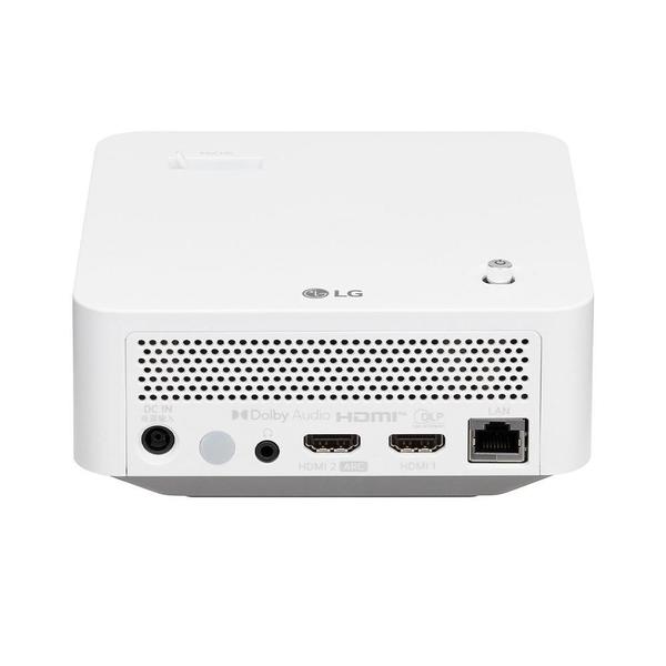 Imagem de Projetor LG Cinebeam Smart, portátil, Full HD, até 120'', 450 ANSI Lumens, WebOS 22, Bluetooth, WI-FI - PF510Q