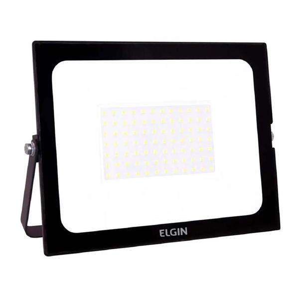 Projetor Luminária LED 10W 6500K Elgin Preto Bivolt Imagem de Projetor Luminária LED 10W 6500K Elgin Preto Bivolt