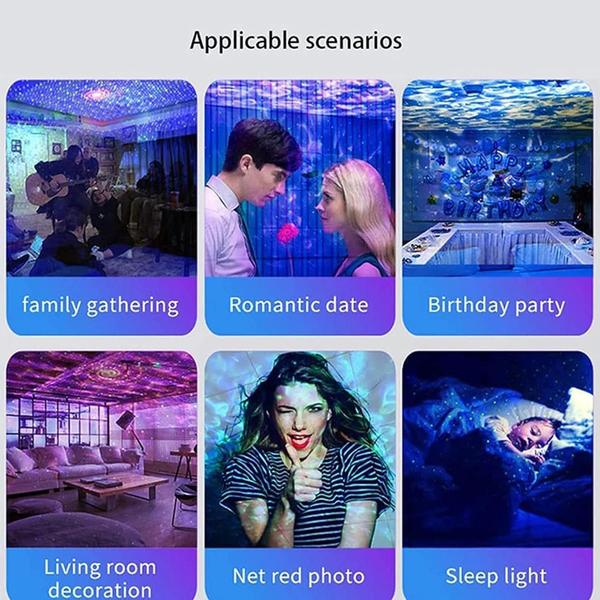 Imagem de Projetor Luz Estrela E Galáxia Quarto, Luz Noturna Estrelada