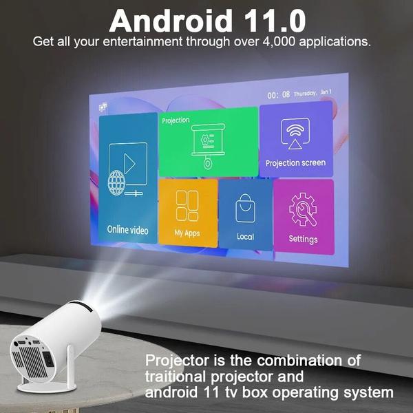 Imagem de Projetor Magcubic Hy300 Wifi Hd 200ansi portátil Android 11.0