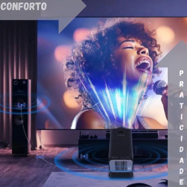 Imagem de Projetor Magcubic Hy320 Wifi 4K 390 Ansi Android 11 Smart