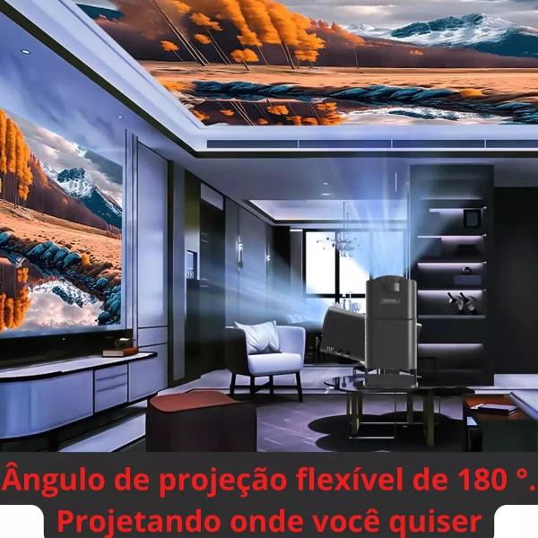 Imagem de Projetor Magcubic Hy320 Wifi 4k 390 Ansi Android 11 Smart