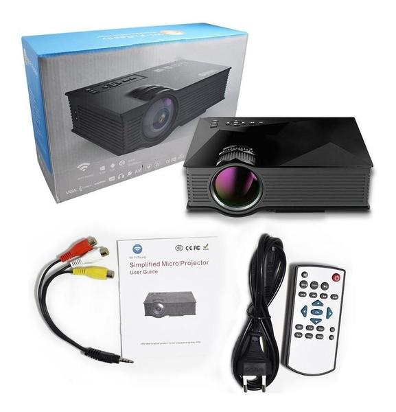 Imagem de Projetor Mini Unic UC68 1800lm Preto Full HD 1080p