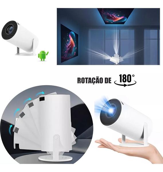 Imagem de Projetor Portátil 4k Android 11 Dual Wifi Home Cinema