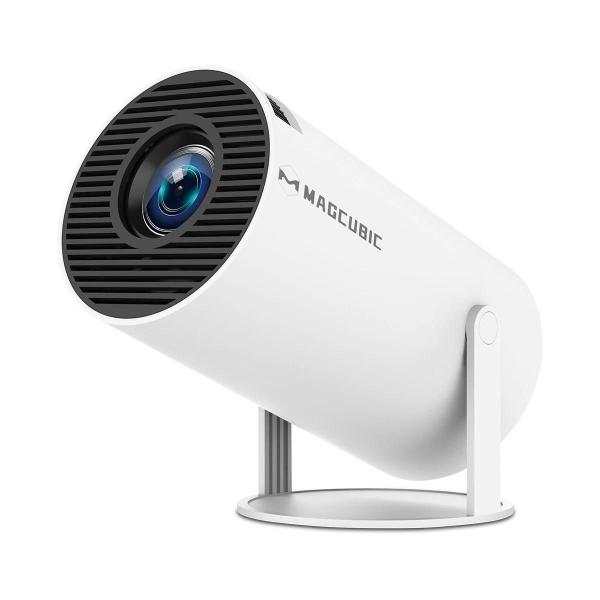 Imagem de Projetor Portátil 4K Android 11 Magcubic Hy300 - Dual Wifi, 260 ANSI Lumens, Tela Flexível para Cinema ao Ar Livre