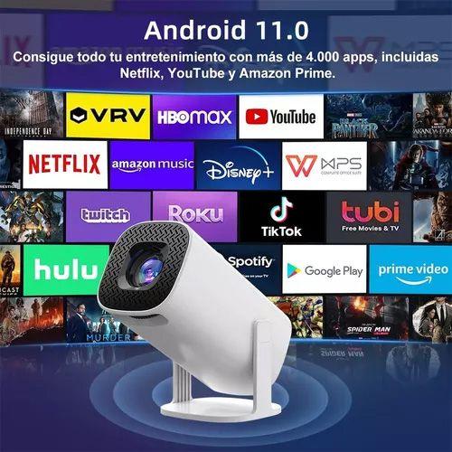 Imagem de Projetor portátil Android 11 Wifi6 8000 Lumens 4K HD 1080p