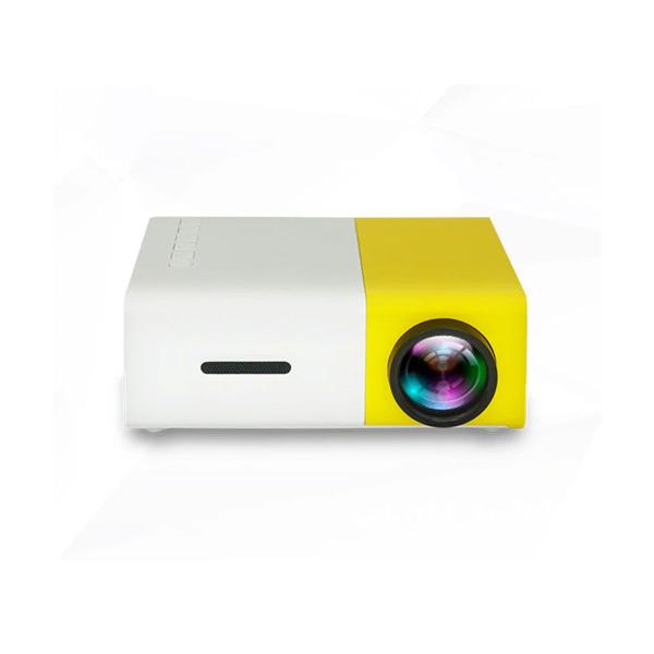 Projetor Portátil Mini YG 300 LED HD 1080p USB - KING Imagem de Projetor Portátil Mini YG 300 LED HD 1080p USB