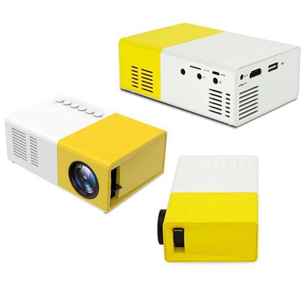 Imagem de Projetor Portátil Mini YG300 Pro, Branco, 1600 Lumens, USB, HDMI