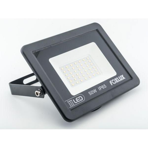 Imagem de Projetor refletor led aluminio 50w 6500k bivolt foxlux 38.22