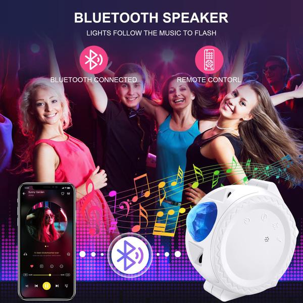 Imagem de Projetor Star, TRAALL 4 em 1, alto-falante Bluetooth