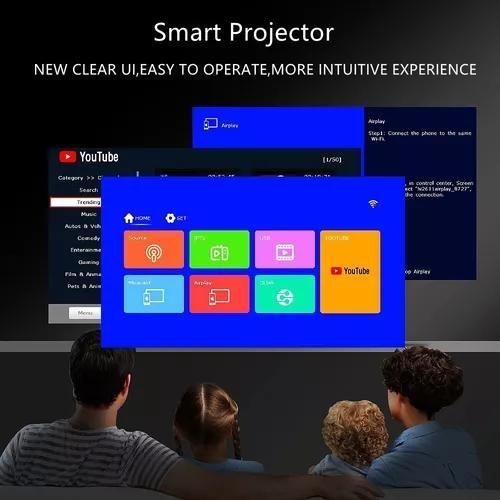 Imagem de Projetor T5 Led Espelhamento Celular Wifi 2500 Lúmens