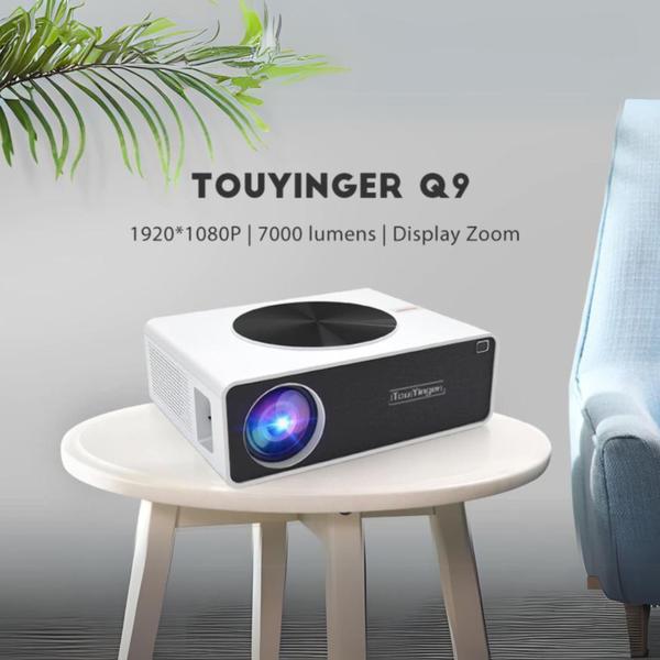 Imagem de Projetor Touyinger Q9A 7000 Lumens Com Espelhamento Bluetooth