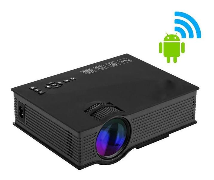 Imagem de Projetor UC68 Unic Wifi Mini Datashow 1800 Lumens HD HDMI Portátil